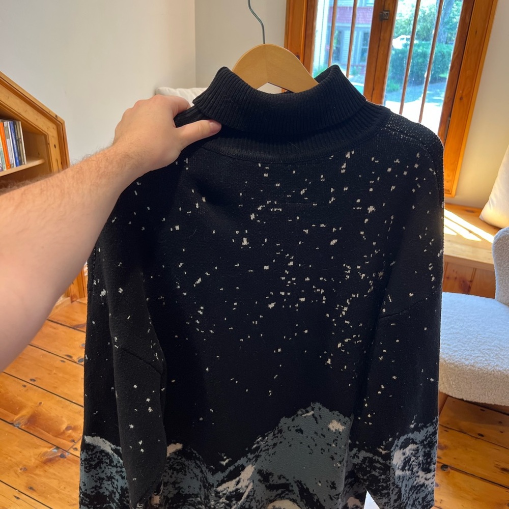 AMAZING Aelfric Eden Space Mountain Range Sweater Size XXL - Picture 4 of 4